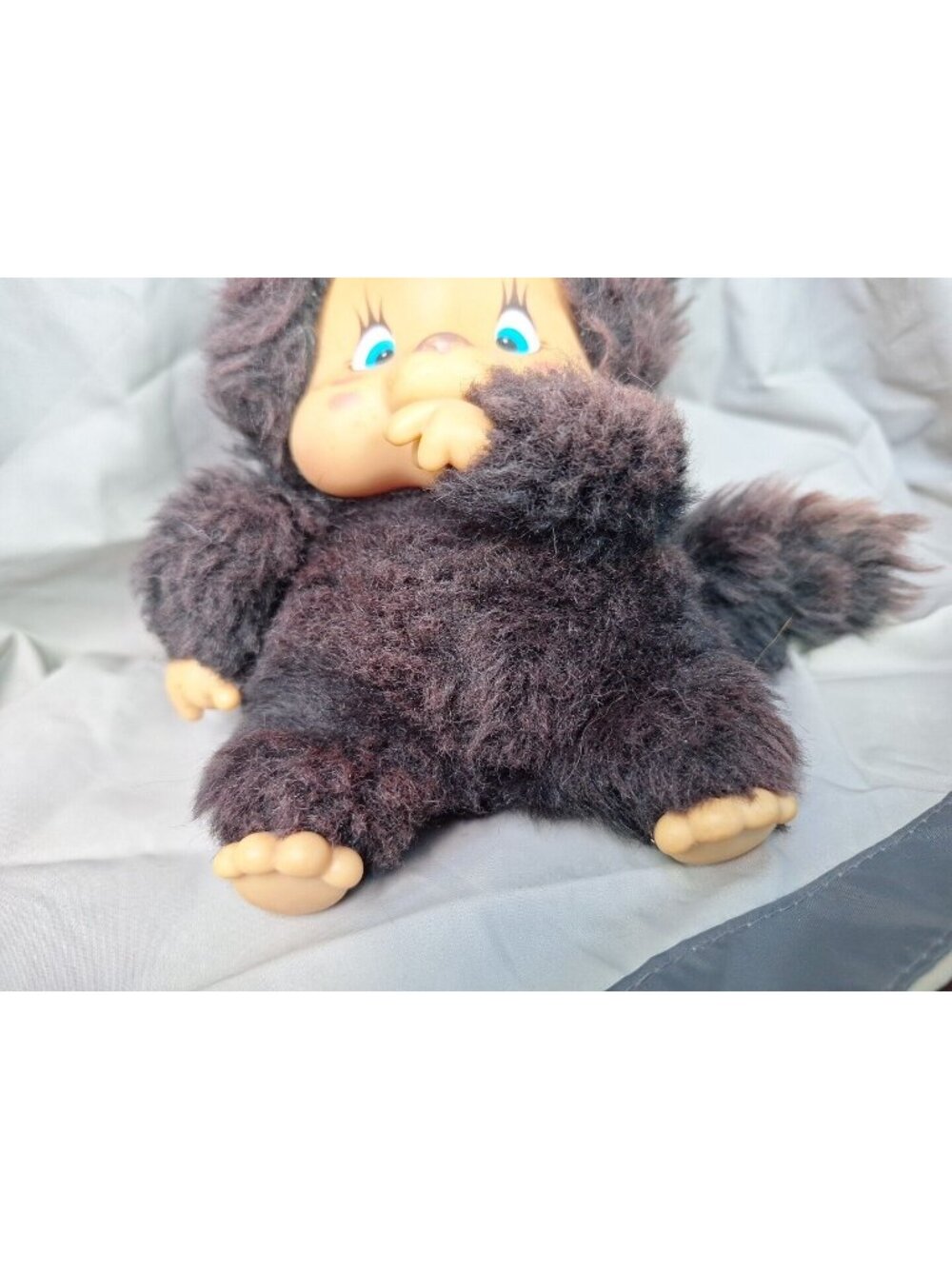 Nyamy Washino Kitten Felina Sucking Thumb Plush Black 7" Vintage 1979 READ - Picture 15 of 15